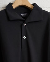 ARPENTEUR POLO, MENS POLO, BLACK