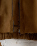 ARPENTEUR, VOL LINED LEATHER JACKET, TOBACCO