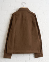 ARPENTEUR, VOL LINED LEATHER JACKET, TOBACCO
