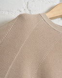 BATONER, CARIBBEAN SEAISLAND COTTON SIGNATURE CREW NECK, GREIGE