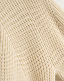 BATONER, COTTON SIGNATURE CREW NECK, IVORY