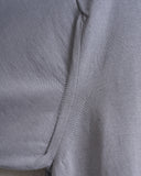 BATONER, CARIBBEAN SEA ISLAND COTTON CREWNECK SHORT SLEEVE, GRAYISH BLUE