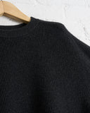 BATONER, INNOCENT RIBBED CASHMERE CREWNECK