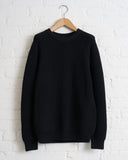 BATONER, SIGNATURE CREW NECK, BLACK