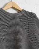 BATONER, SIGNATURE CREW NECK, MERANGE GRAY