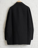 BOBOUTIC, 5060, DOUBLE BREASTED LONG JACKET, BLACK