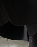 BOBOUTIC, 5060, DOUBLE BREASTED LONG JACKET, BLACK