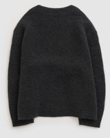 BOBOUTIC, 4786  CASHMERE SWEATER, CHARCOAL