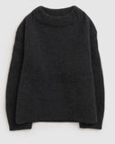 BOBOUTIC, 4786  CASHMERE SWEATER, CHARCOAL