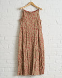 BOBOUTIC, 5031, TAPESTRY SLEEVELESS DRESS, SAND/RED
