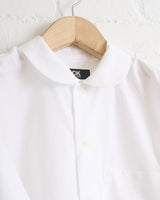 CDG BLACK, UNISEX BLOUSE, WHITE