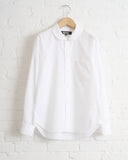 CDG BLACK, UNISEX BLOUSE, WHITE