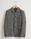 COMME DES GARCONS BLACK TWEED JACKET