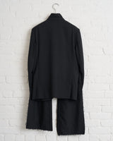 COMME DES GARCONS BLACK, LONG POCKET BLAZER