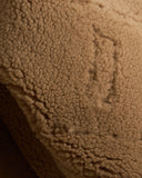 CAWLEY, SUEDE BACK CURLY HAIR AVIS JACKET, TAN
