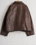 CAWLEY, WAXED LEATHER FLYING JACKET, 09.26.26