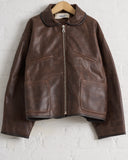 CAWLEY, WAXED LEATHER FLYING JACKET, 09.26.26