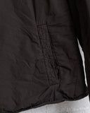 CHEZ VIDALENC, LIGHTLY PADDED REGENT JACKET, DARK BROWN