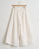 CHEZ VIDALENC, PANTS CAULISSE WL90, WHITE