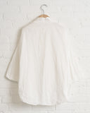 CHEZ VIDALENC SHIRT AXL+YUSU MC, WHITE COTTON KILBER