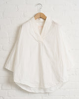 CHEZ VIDALENC SHIRT AXL+YUSU MC, WHITE COTTON KILBER