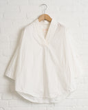CHEZ VIDALENC SHIRT AXL+YUSU MC, WHITE COTTON KILBER