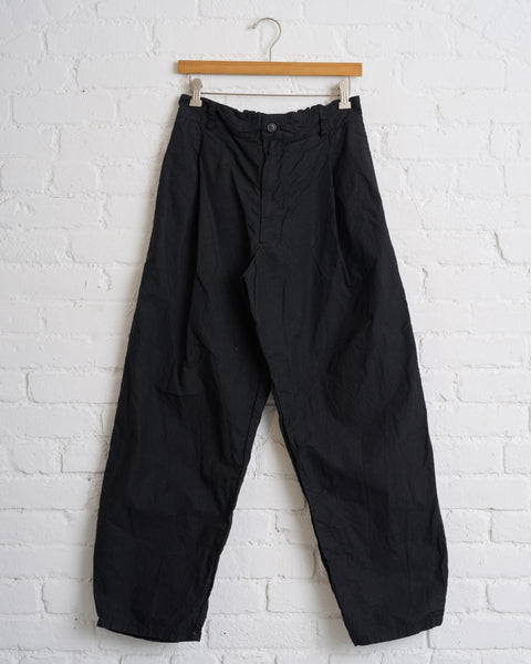 CHEZ VIDALENC, GARY ARTIST PANTS, SAILOR COTTON, BLACK