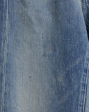 CHIMALA, CS42-WP01A, WOMEN'S 12OZ SELVEDGE DENIM WIDE TAPERED CUT