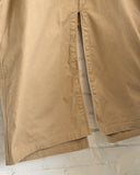 CHIMALA CS38-S03, SULFUR DYED CANVAS FRENCH ARMY CAMEL RIDE SMOCK