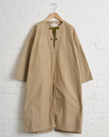 CHIMALA CS38-S03, SULFUR DYED CANVAS FRENCH ARMY CAMEL RIDE SMOCK