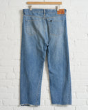CHIMALA, CS41-WP01A, WOMEN'S 13.5OZ SELVEDGE DENIM WIDE TAPERED CUT