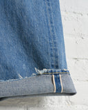 CHIMALA, CS41-WP01A, WOMEN'S 13.5OZ SELVEDGE DENIM WIDE TAPERED CUT