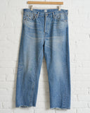 CHIMALA, CS41-WP01A, WOMEN'S 13.5OZ SELVEDGE DENIM WIDE TAPERED CUT