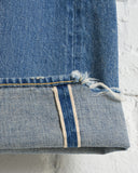 CHIMALA, CS41-MP07, MEN'S 13.5OZ SELVEDGE DENIM VINTAGE ANKLE CUT