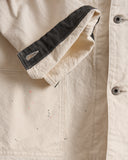 CHIMALA, UNISEX IVORY TWILL ENGINEER JACKET
