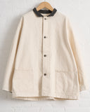 CHIMALA, UNISEX IVORY TWILL ENGINEER JACKET