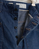 CHIMALA, CS39-MP13, UNISEX USN DENIM TROUSERS