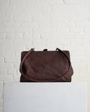 CHRISTIAN PEAU, 2CP LONG HANDLE BAGWAY BAG, DARK BROWN