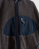 COTTLE, SUNSET PILE JACKET, SUMI INDIGO LAOS