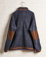 COTTLE, SUNSET PILE JACKET, INDIGO KAKISHIBU