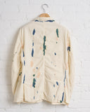 COTTLE, SILK & HEMP LEAF VEIN REVERSIBLE JACKET