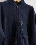COTTLE, SUNSET PILE JACKET, INDIGO LAOS
