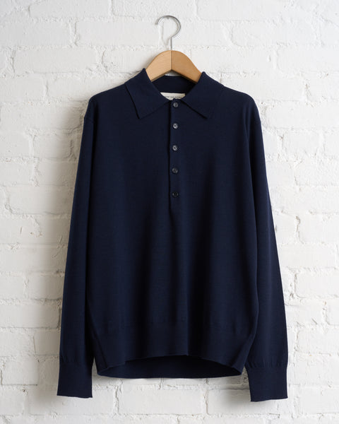 DRIES VAN NOTEN, MUANO POLO, NAVY