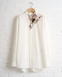 DRIES VAN NOTEN, CROOM SHIRT, WHITE