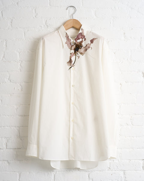 DRIES VAN NOTEN, CROOM SHIRT, WHITE