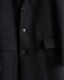DRIES VAN NOTEN, RUSTIC BIS COAT, BLACK