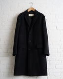 DRIES VAN NOTEN, RUSTIC BIS COAT, BLACK