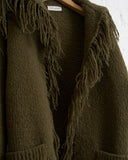 DRIES VAN NOTEN, MAESTRO CARDIGAN, DARK KHAKI