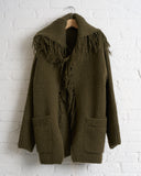 DRIES VAN NOTEN, MAESTRO CARDIGAN, DARK KHAKI