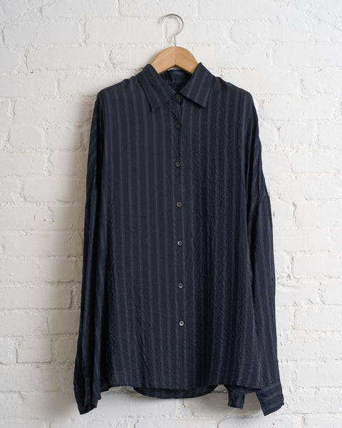 DRIES VAN NOTEN, CASIA SHIRT, NAVY